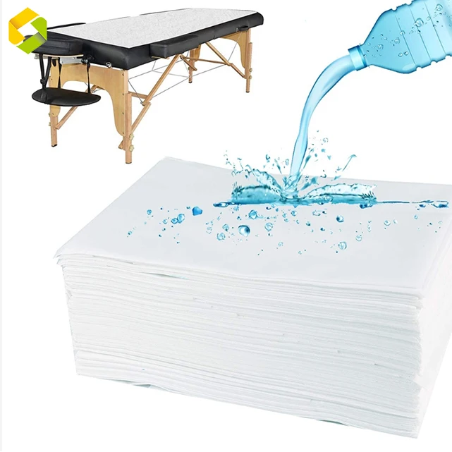 Wholesale  Disposable Nonwoven Pp Sms Bed Cover Sheet Hospital Bed Sheets For Stretchers For Spa/salon