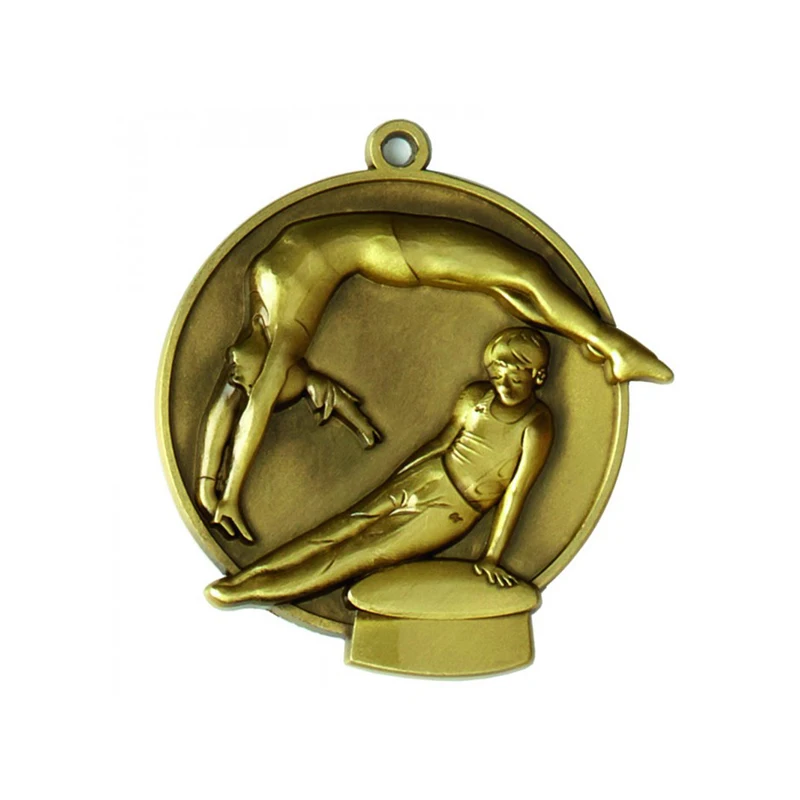 Factory Manufacturer Cheap Zinc Alloy Custom Medal Gymnastics Competition Medal