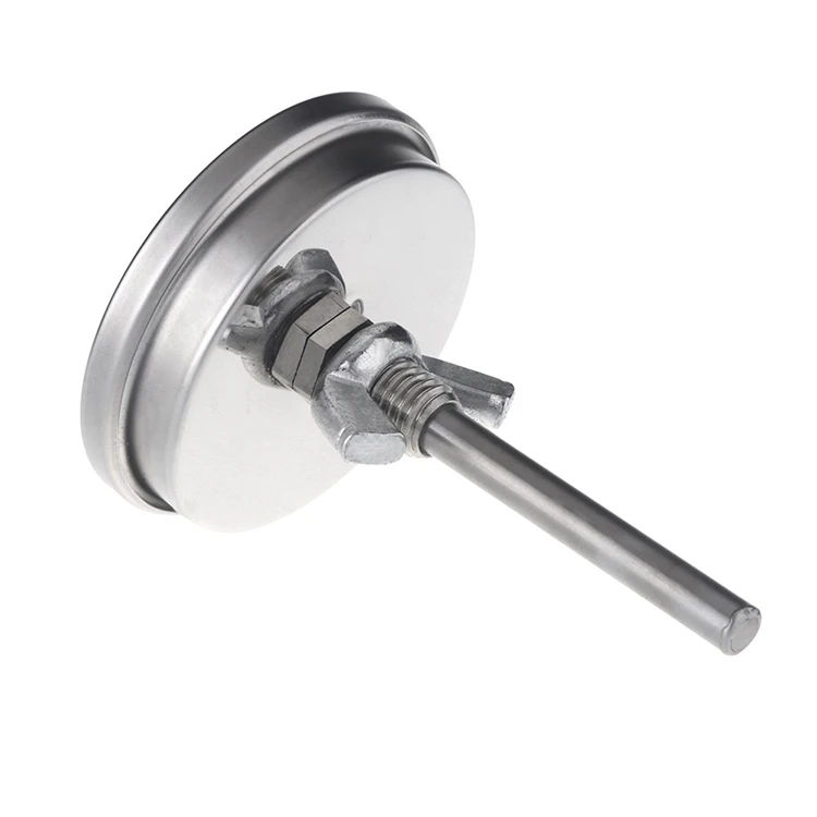 New Stainless Steel BBQ Smoker Grill Thermometer Temperature Gauge 10-400C Bimetallic Oven Thermometer