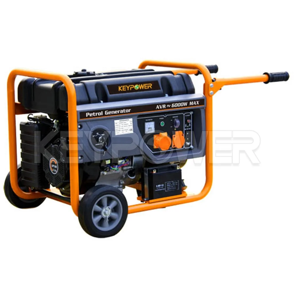 Best Home Strong Adaptabilitysoundproof 6kw Capacitor Oil Hospital Gasoline Generator
