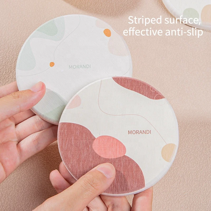 Absorbent Diatomite Coasters Quick-Drying Diatomite Coasters Protecting Your Furniture with Elegance