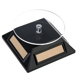 Настольная подставка на солнечной батарее, вращающаяся на 360 градусов