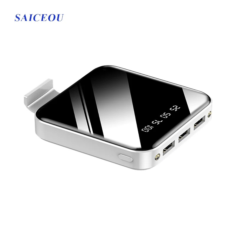 10000mAh Anti-skid Drop and Shockproof e Protection Power Bank with USB cable