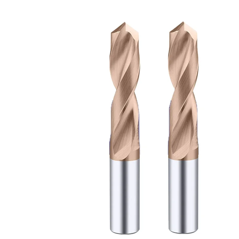 HRC55 CNC Solid Carbide Drill bits Parallel Shank General Stub twist drill for Metal Steel Iron hole making