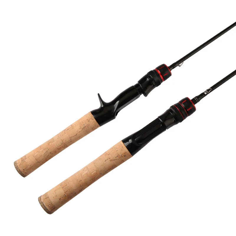 New fast action 1.5m/1.68m/1.8m/1.98m bass fishing rods  fiberglass fishing casting ultralight spinning