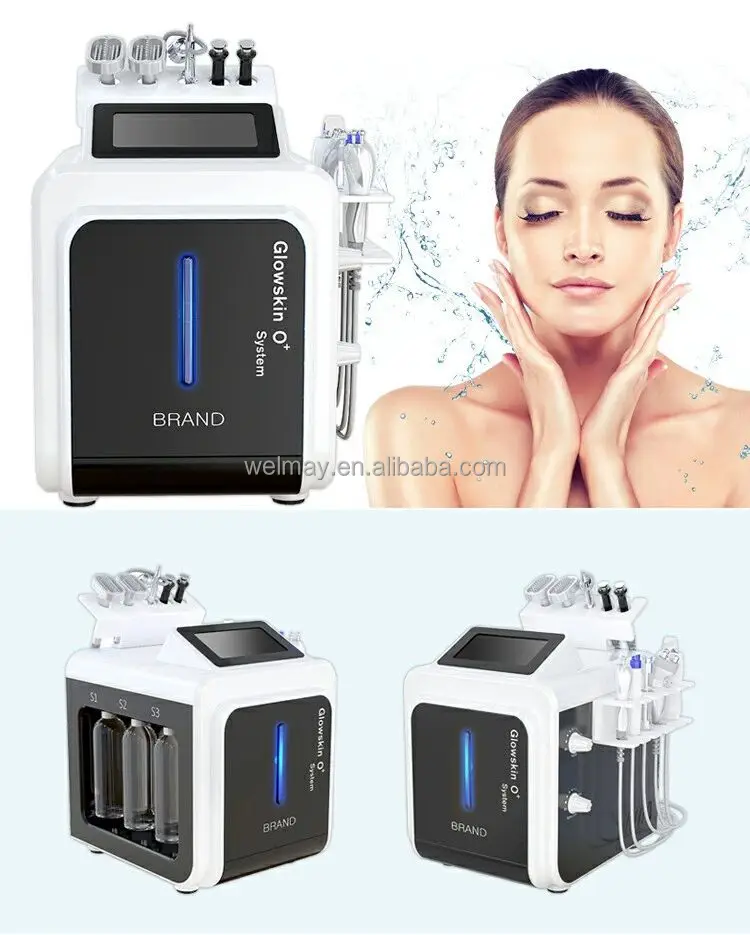 Factory OEM ODM Oxigen Facial Machine Jet Peel Moisturizer Pore Cleaner Skin Rejuvenation Hydradermabrasion Oxygen Portable