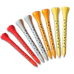 Custom Logo Printed Durable Bamboo Wooden Golf Pegs Colorful Golf Tees From China Manufacturer