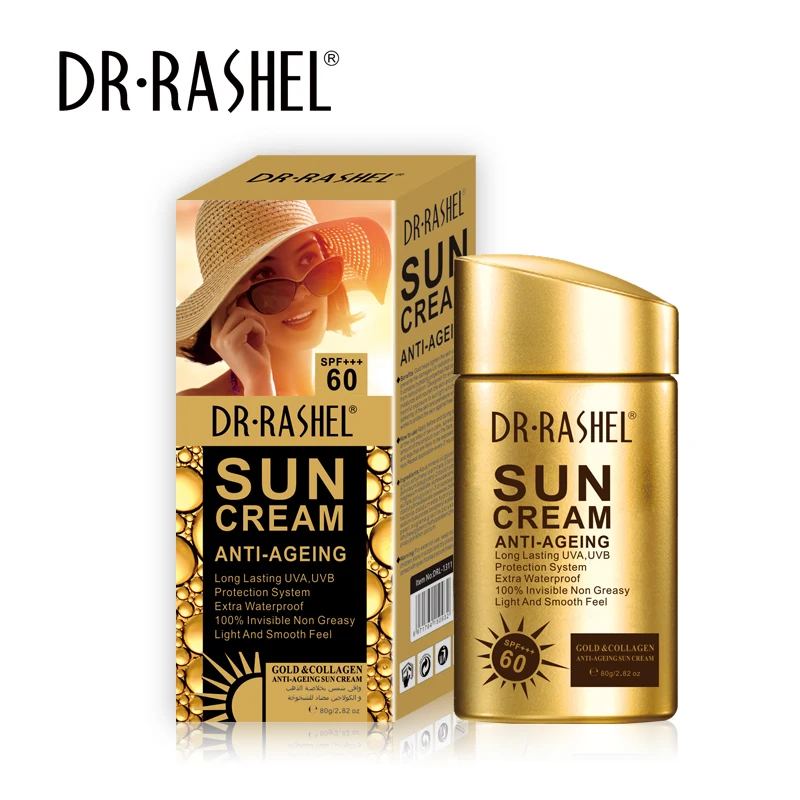 DR RASHEL Skin Care Gold Collagen Sun Cream SPF100 SPF75 SPF60 80g