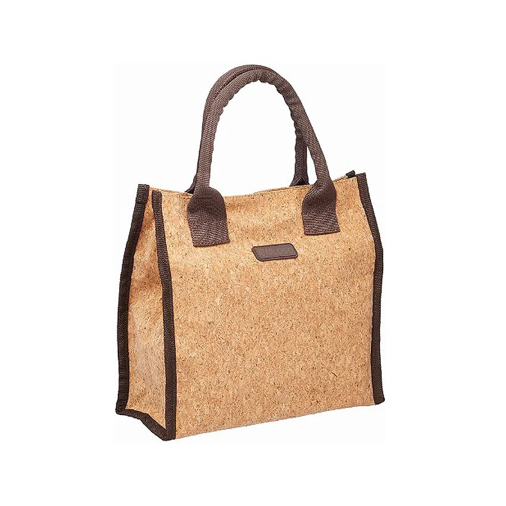 New product custom logo size cork bag eco friendly cork bag for shopping