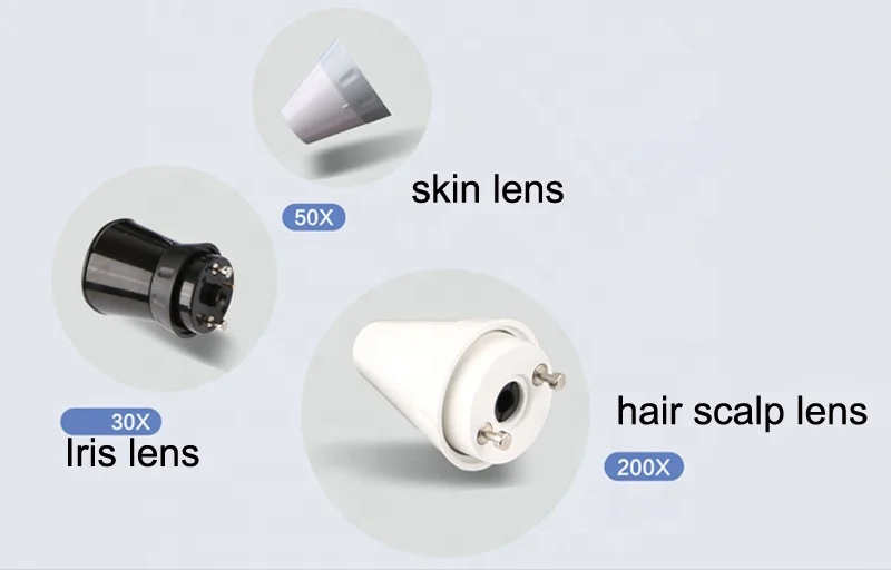 hairdressing chain stores 8 inch screen CCD high definition hair detector skin and hair analyzer Machine