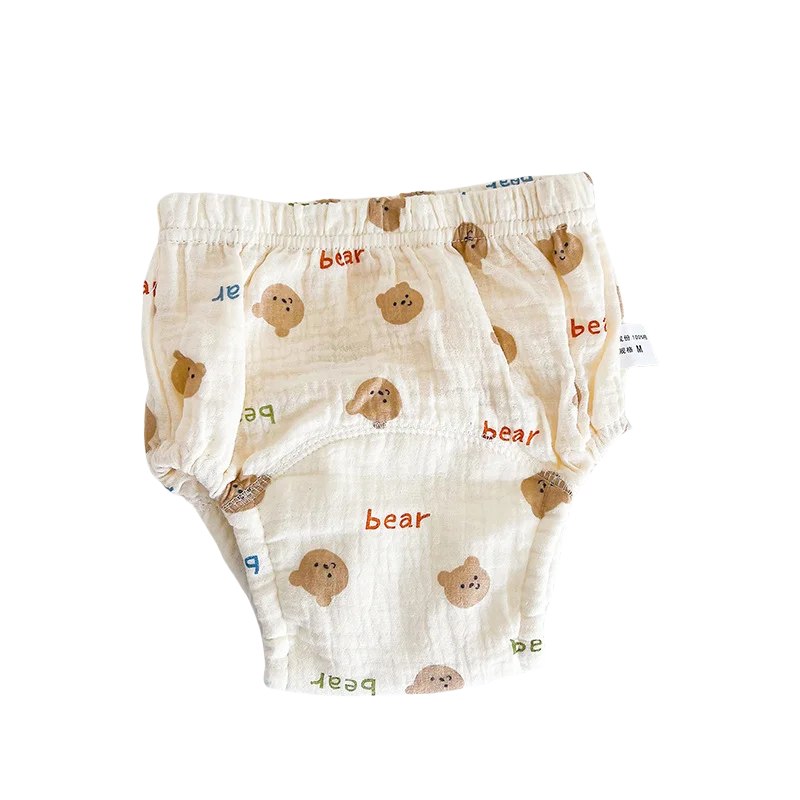 Оптовая продажа высококачественные хлопковые моющиеся удобные детские тренировочные штаны для новорожденных мальчиков и девочек
