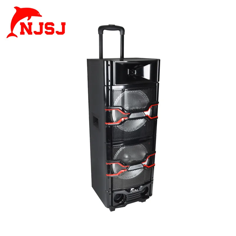  Njsj караоке сабвуфер динамик беспроводное подключение акустическая система караоке-PA стерео с 10 дюймов саббуфер диджейские огни