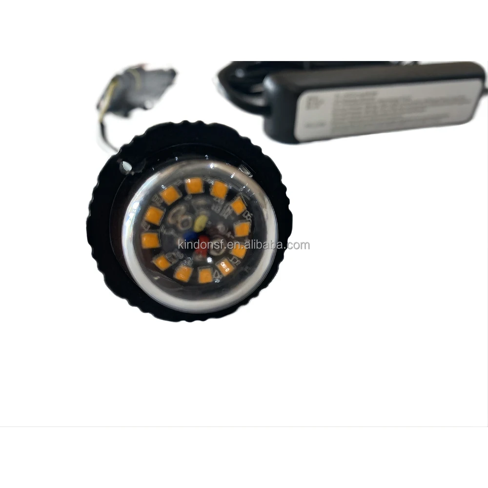 Amber white strobe LED Light emergency strobe light 36 watt 12 LEDs