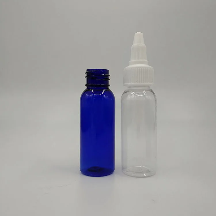 wholesale empty disposable squeeze liquid dropper bottle clear pet plastic bottles with flip cap bottle