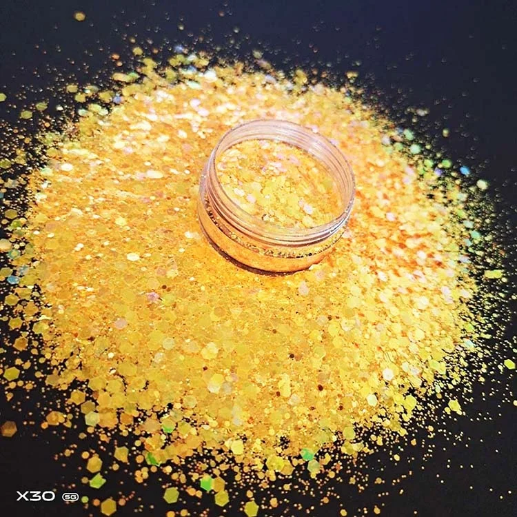 
High Quality polyester gold Glitter kg Powder kg For Crafts 