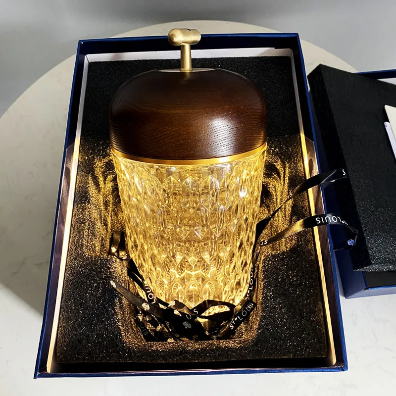  Modern Luxury Lights Touch Lamp Dimmable Bedside Restaurant Party mini Crystal