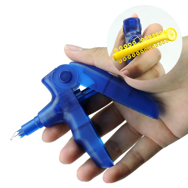 
Dental Orthodontic Ligature Gun 1 PC Dentistry Blue Ligature Tie Chain Shooter for Dentist in Clinic 