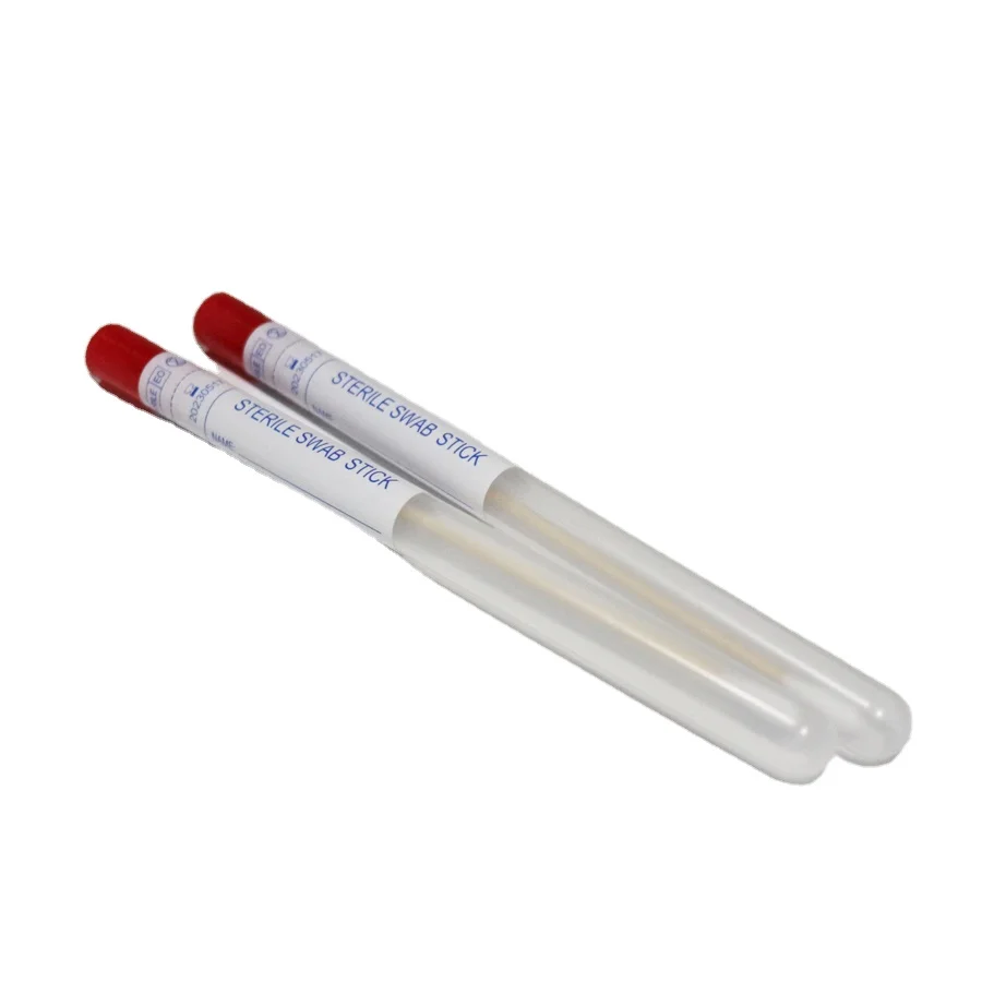 Sterile Swab Stick Sterile Transport Medium Swab Sample Specimen Collection  Swab