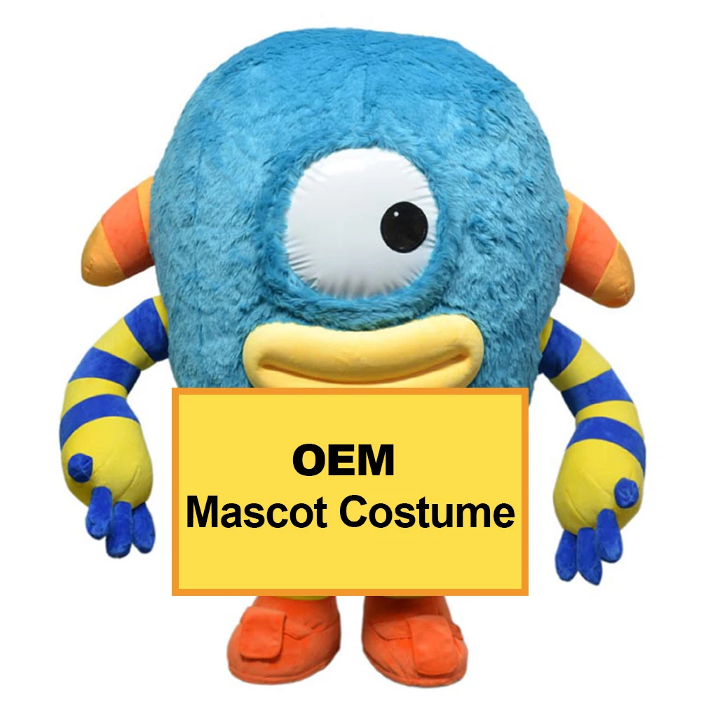 2m Customized Monster Walking Giant Inflatable Mascot Costume For Adult