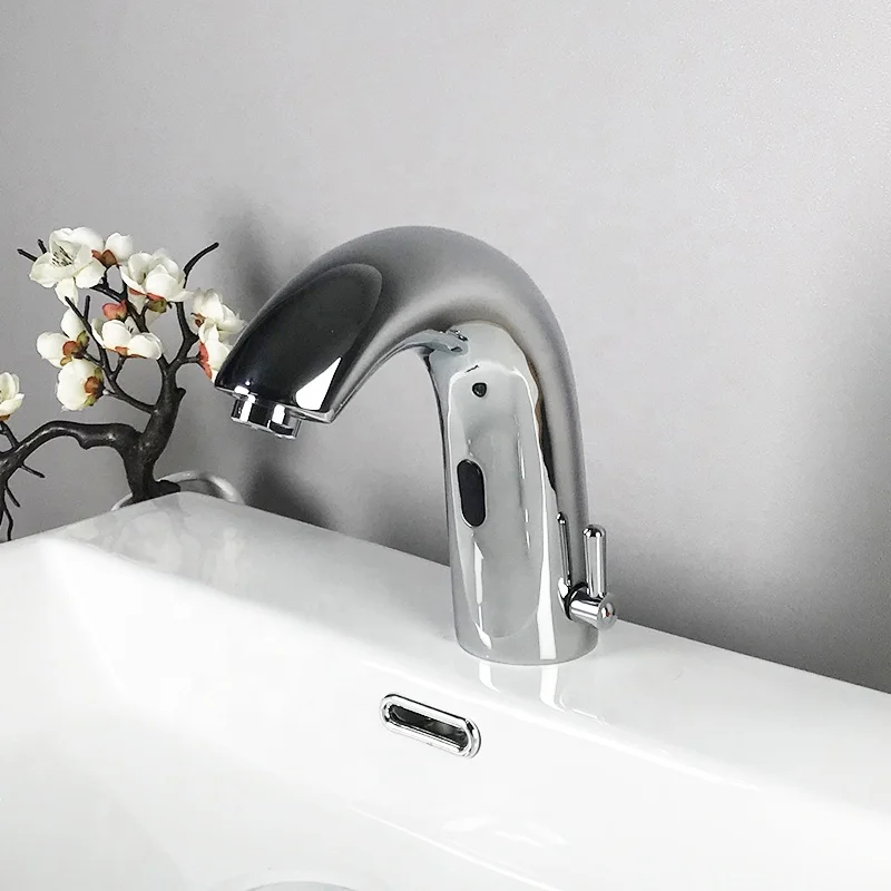 wholesale hot and cold water AC&DC 6V infrared automatic sensor faucet