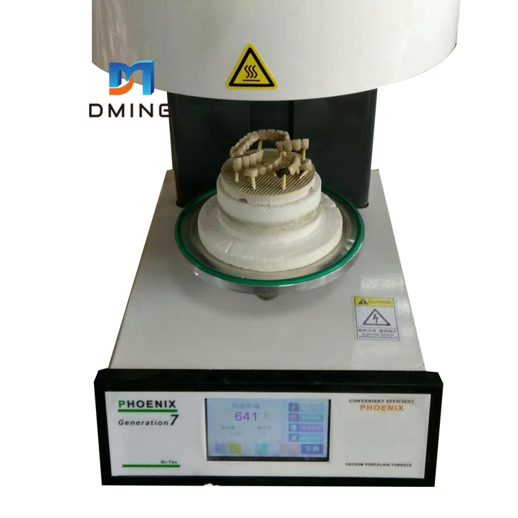 dental furnace crucible for firing ceramic materials of teeth