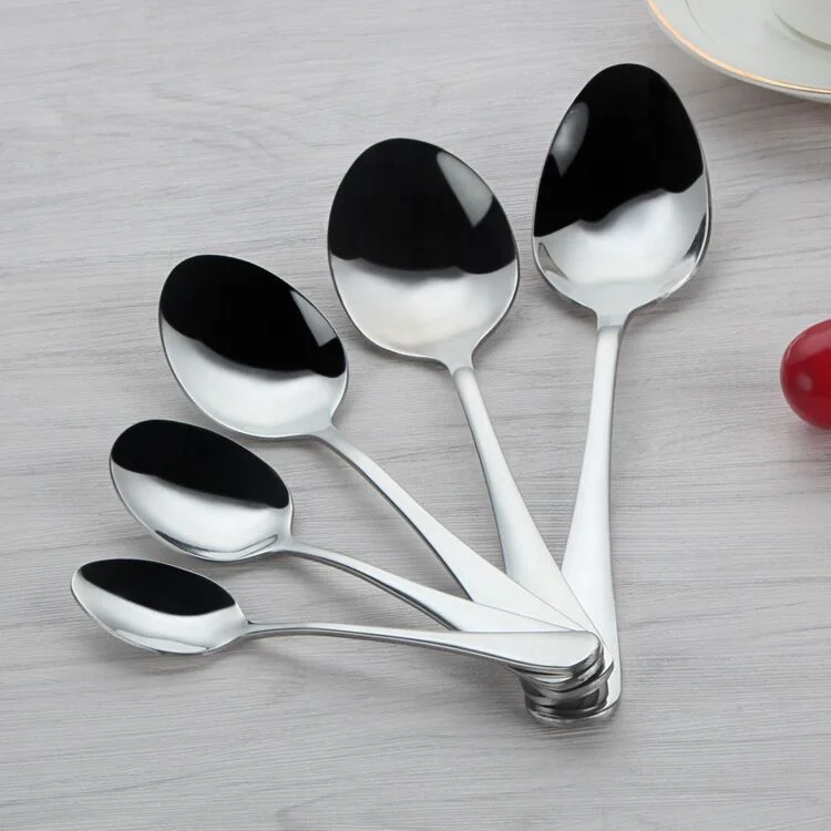Stainless Steel Tablespoons Set of 5 Large Soup Spoon Stainless Steel Spoons