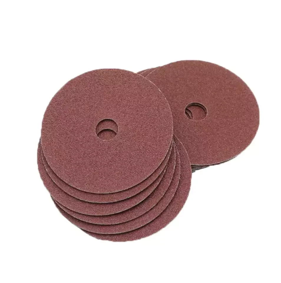 5inch High Quality polishing stainless steel woods fiber disc aluminum oxide Thickness abrasive grinding disc