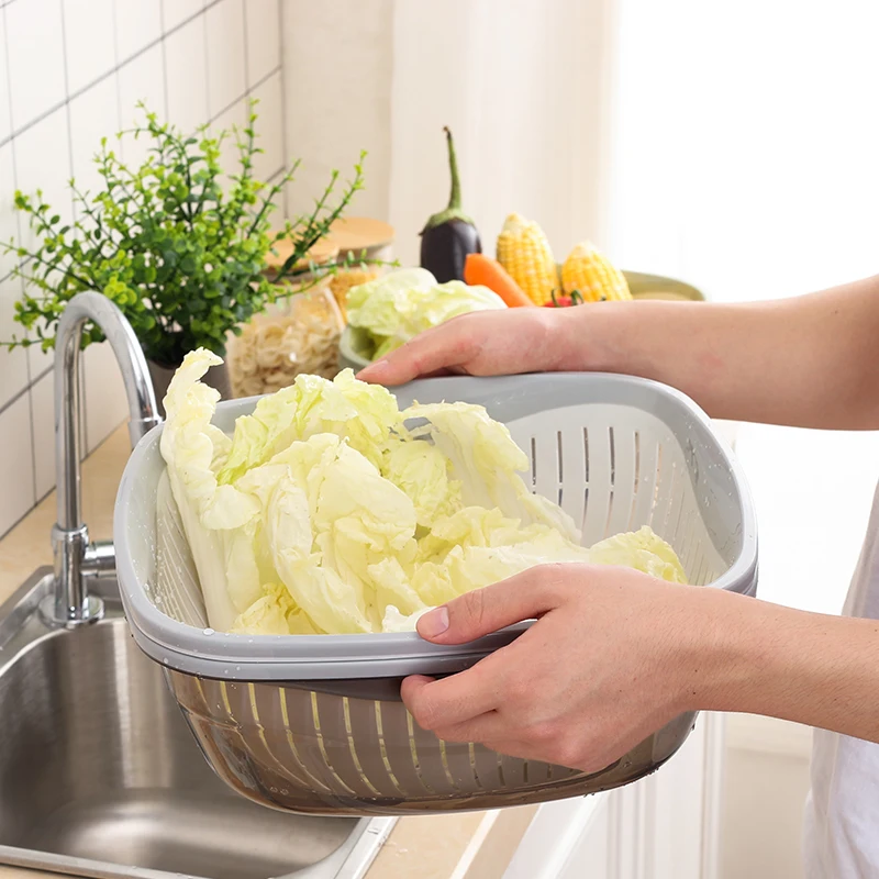 
Various Color Round Kitchenware Plastic Mesh Sieve 