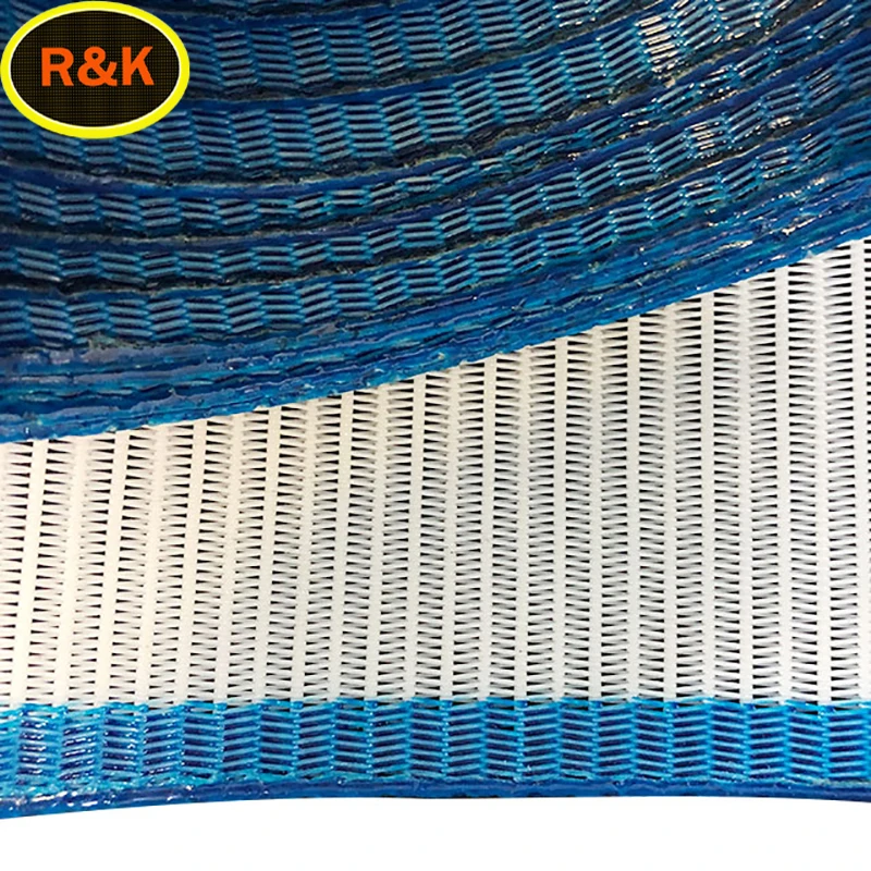 Big Loop Polyester Mesh Spiral Dryer  Fabric Conveyor Belt For Paper Making Industry