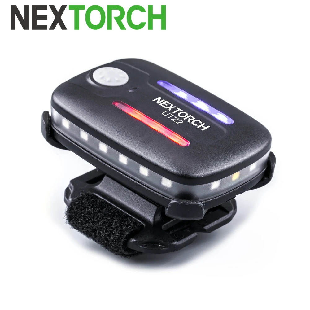 Nextorch UT21 red blue shoulder led light equipment rechargeable blue lights signal light blinker