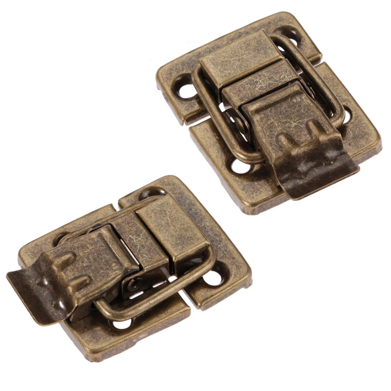 High Quality Small Wooden Box Hardware Lock Latch Hasp Jewelry