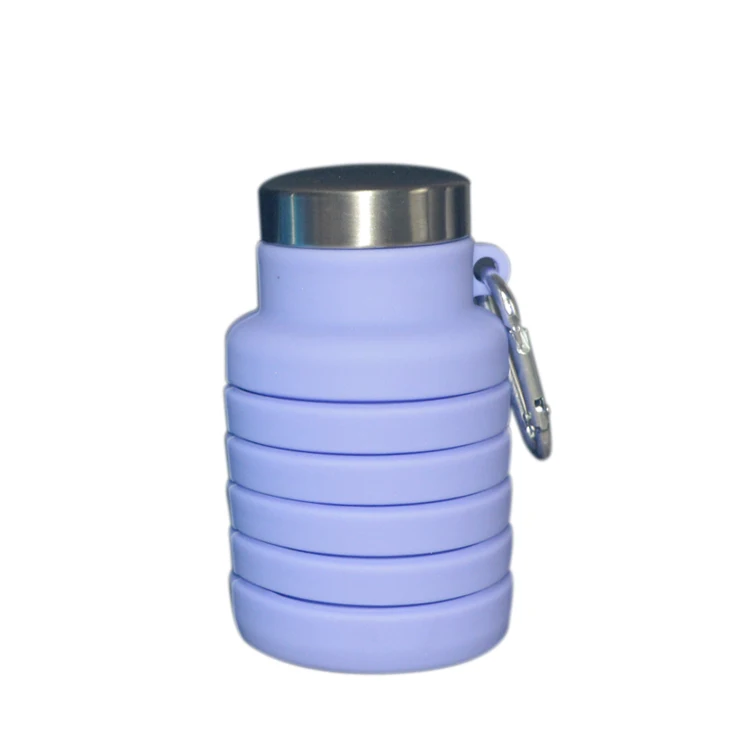Water Bottle Eco Friendly Sports Silicone Collapsible Water Bottle With Custom Logo foldable water bottle sublimation