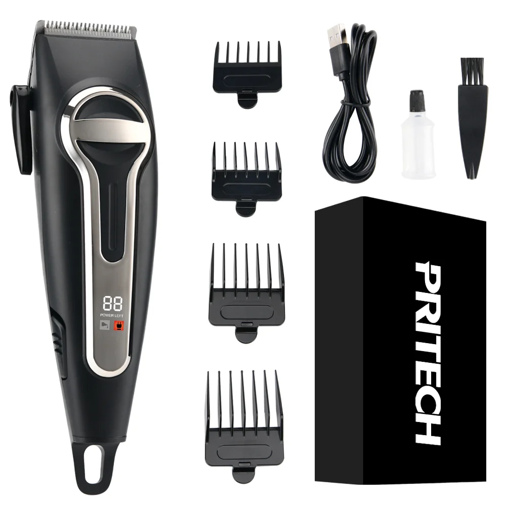 DC5V 1A Hair Trimmer Grooming Kit 1200ma Lithium Battery LED Display Multifunctional Hair Clipper Set for Men Electric Usb