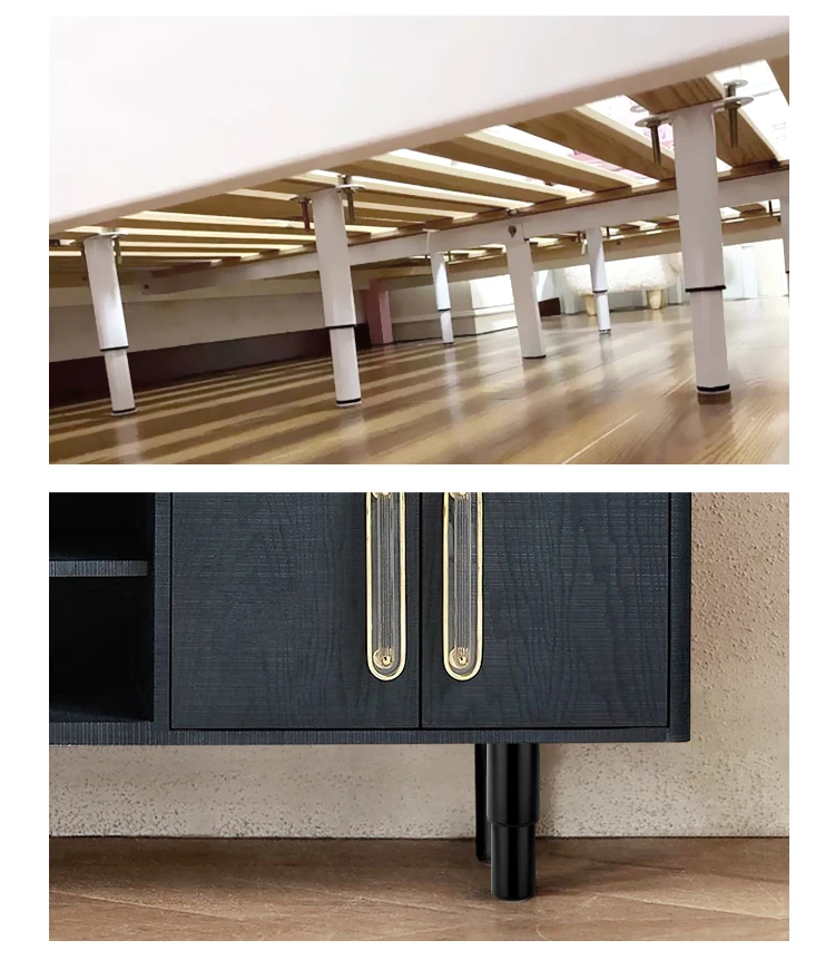 Hot Selling Round Stand Sofa Legs Adjustable Stainless Steel Kitchen Cabinet Feet