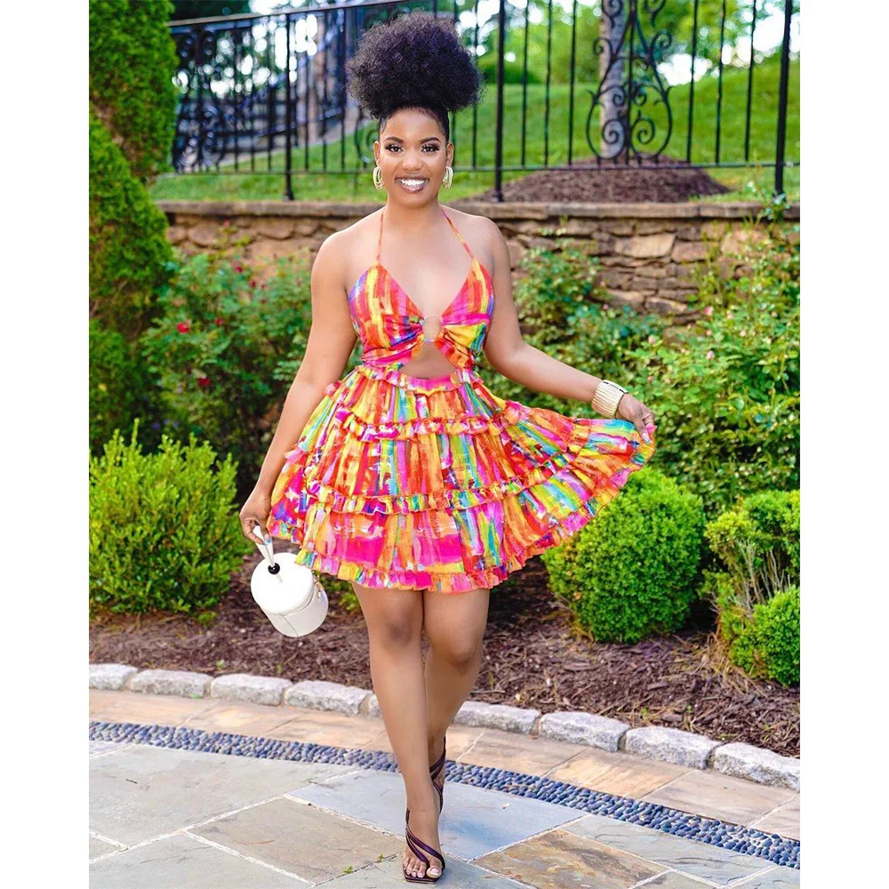 Wholesale Women Flower Printed Pregnancy Nursing Clothes Pregnancy Dresses Maternity Photo Shoot Gown with Belt Dress Casual