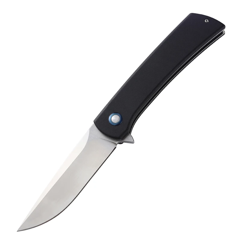 High grade best pocket knife in christmas D2 blade black g10 handle tactical hunting folding knives for sales