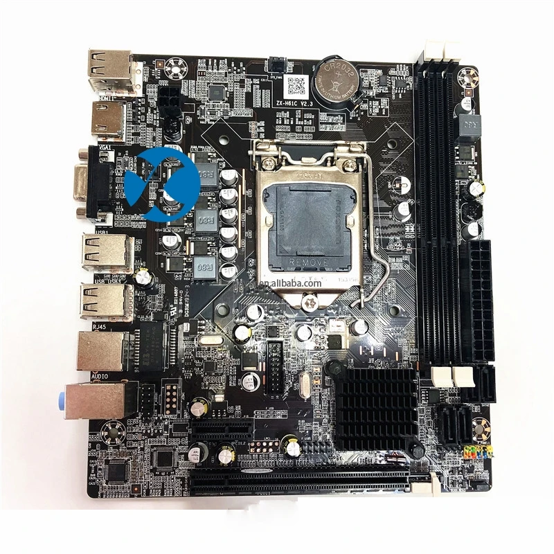 Motherboard manufacturers H61 Onboard Generation Processor Computer Motherboard gaming
