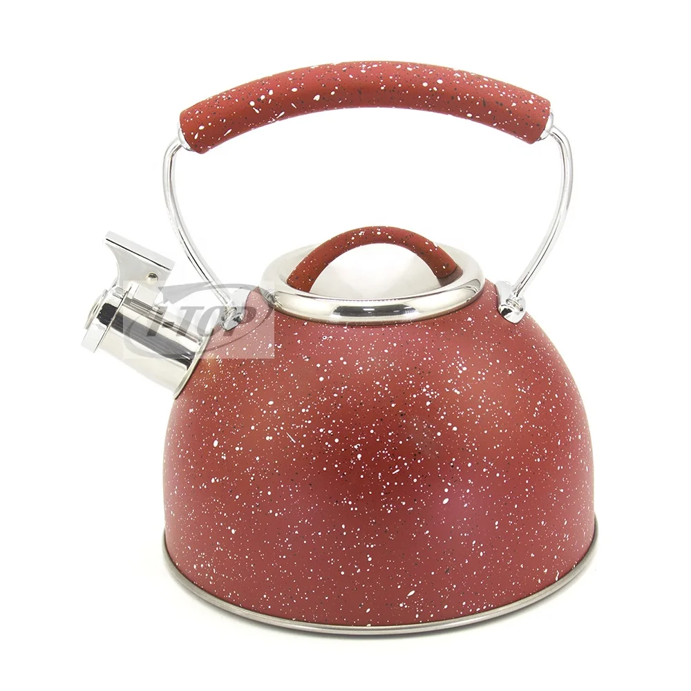 Factory Low Price Camping portable Single Bottom Gas 2.5L Hot whistling Stainless Steel Water Kettle