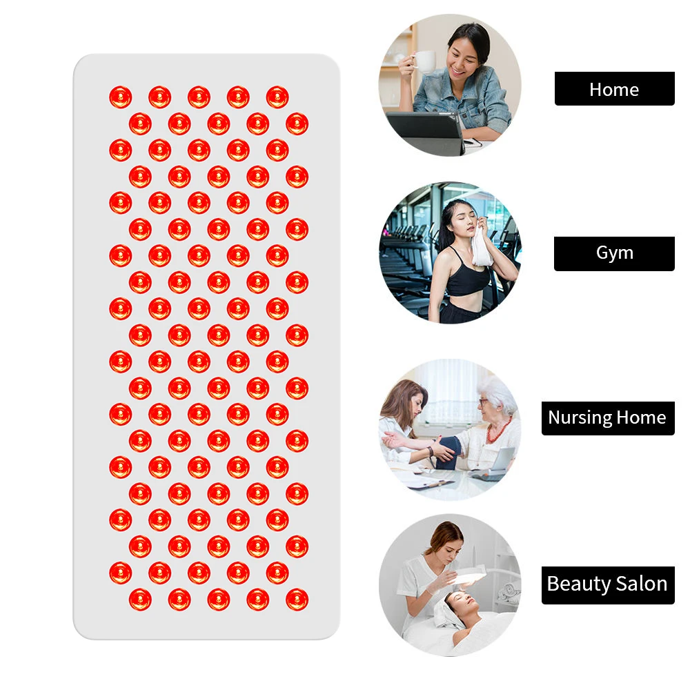 Home Pain Relief 180W 4chips High Irradiace PDT Device 630nm 660nm 810nm 830nm 850nm Red Near Infrared Panel Led Light Therapy