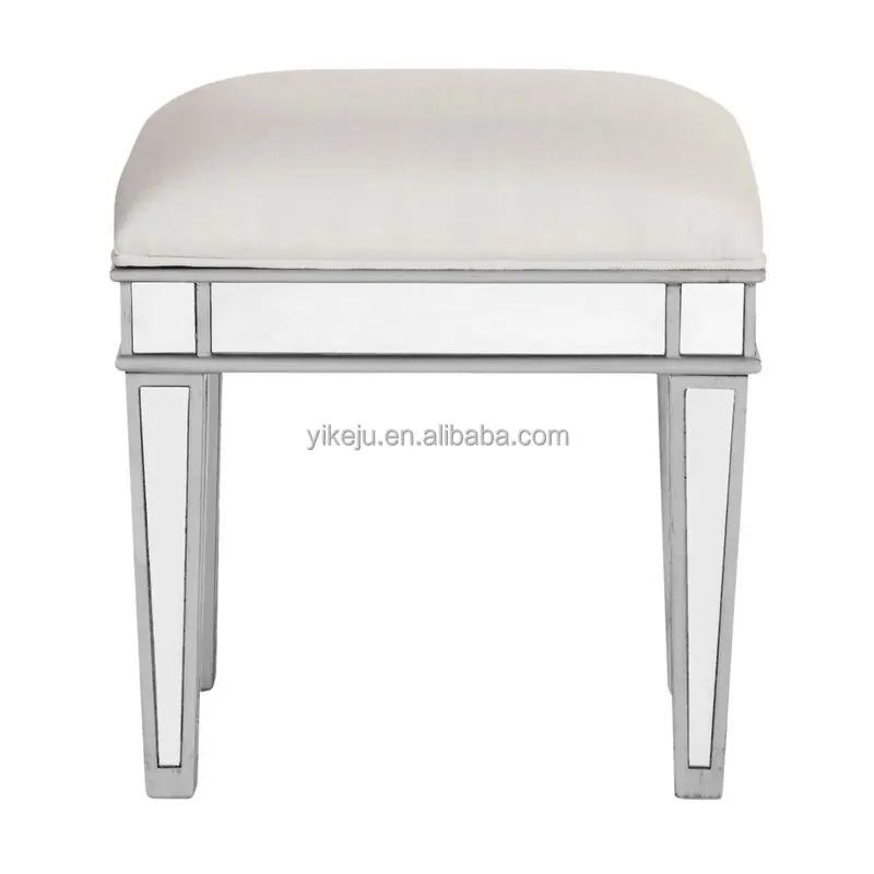mirror dining table set chair excellent mirror dining room chair living room Makeup stool furniture  OEM Manufacture