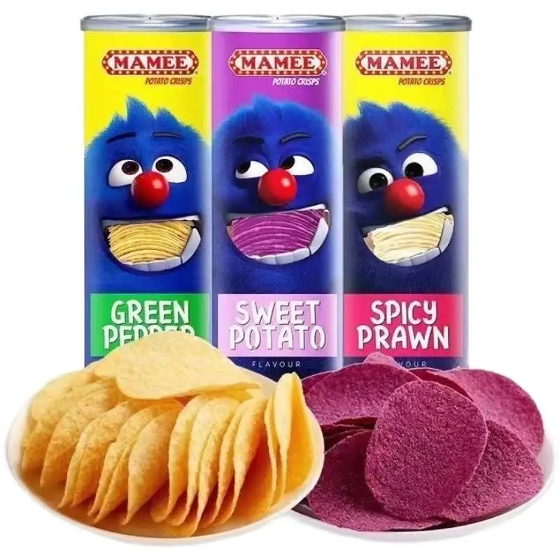 New Arrival exotic snacks vegetable crispy chips from Malaysia famous potato chips wholesale 100g