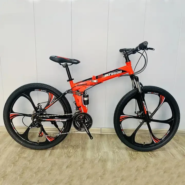 tianjin factory 26 27.5 29 inch steel full suspension Adult Bicycle Mtb Foldable Bicicleta Mountain Bikes Folding Cycle for Men