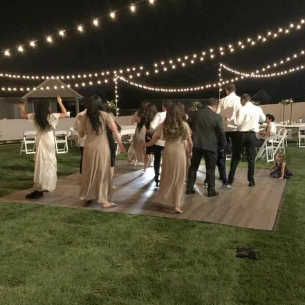 Outdoor Water-proof Stage Floor Tiles Modular Dark Snap Lock Wedding Dance Flooring Events Floor tiles