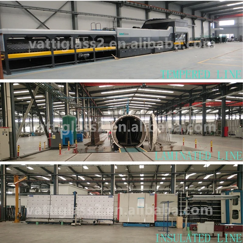 Laminated Safety Glass 6mm 10mm 12mm pvb Colored Tempered Laminated Glass for sliding door | partitions wall | room dividers