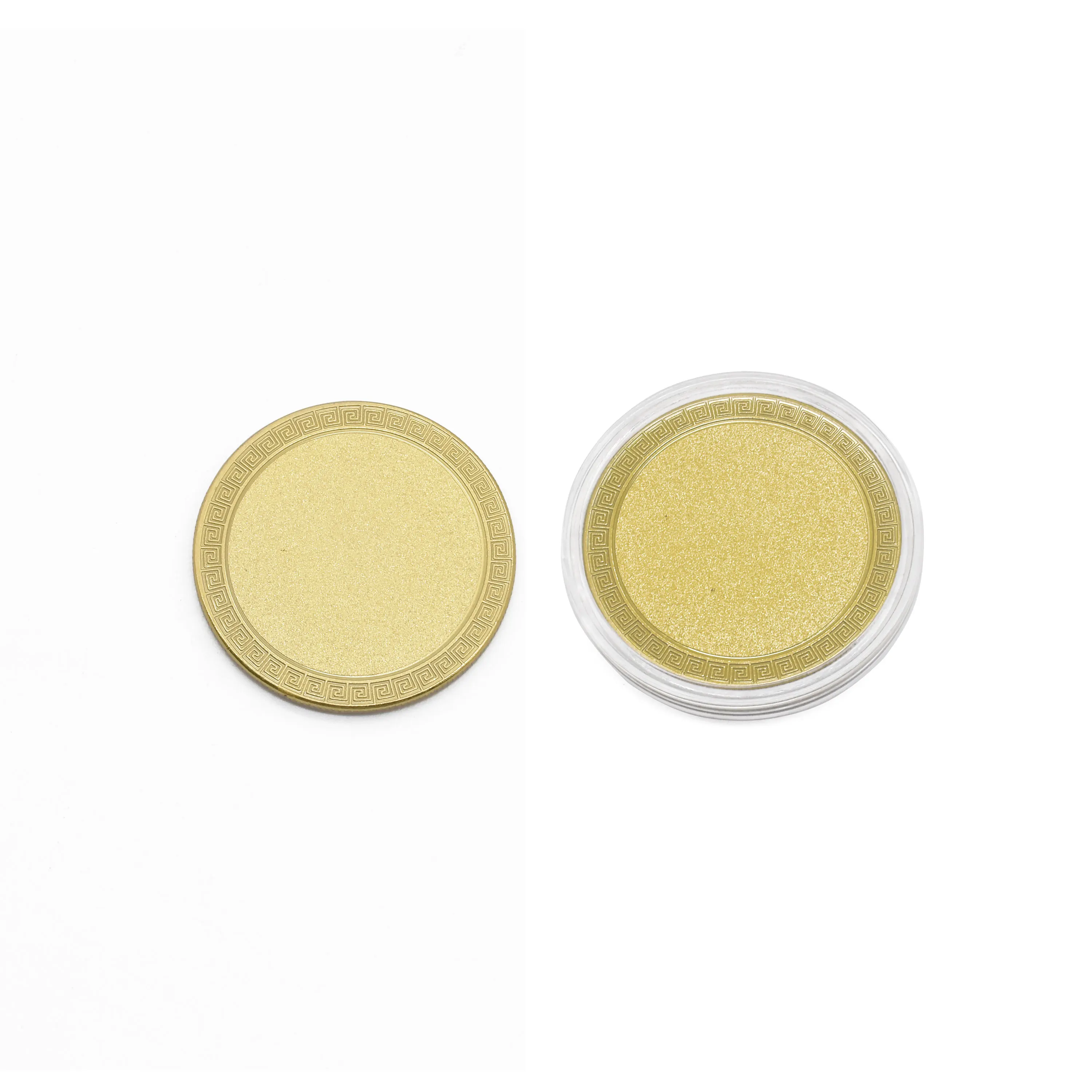 Premium Forged Brass stainless steel  Coin Blanks Solid Metal Casting Technique  bulk custom keepsake arcade enamel coins