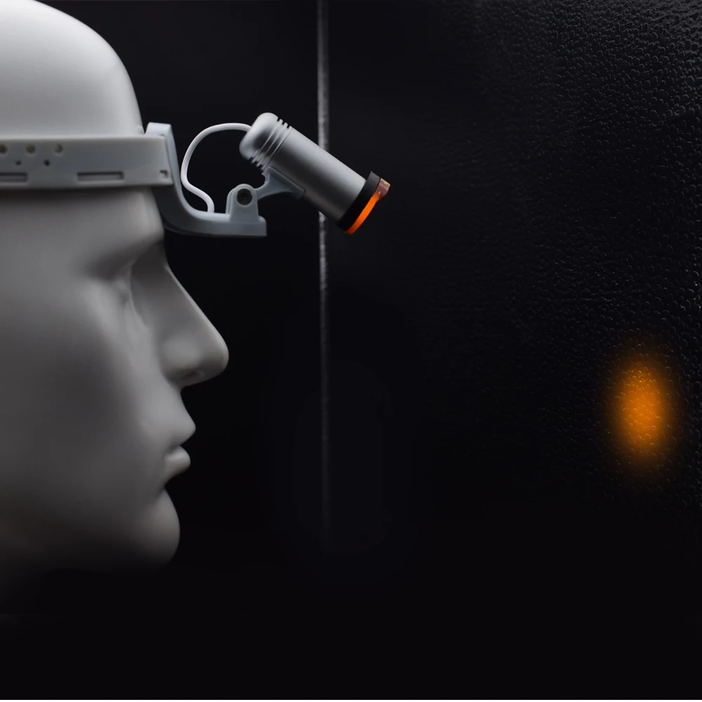 Chenwei medical Equipment Surgery LED ENT Examination Headlight Price LED with loupe forehead lamp