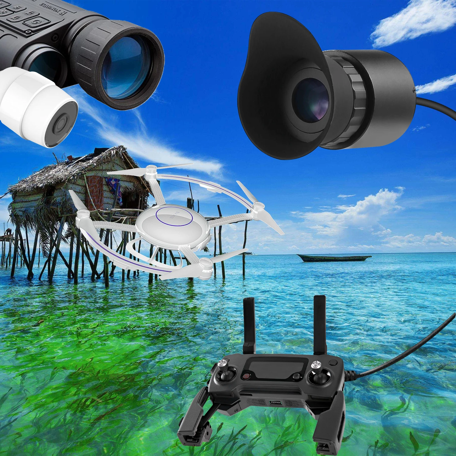 V760A-5  0.5 inch OLED  virtual  90 inch screen  Wearing a large HD screen portable display electronic view finder