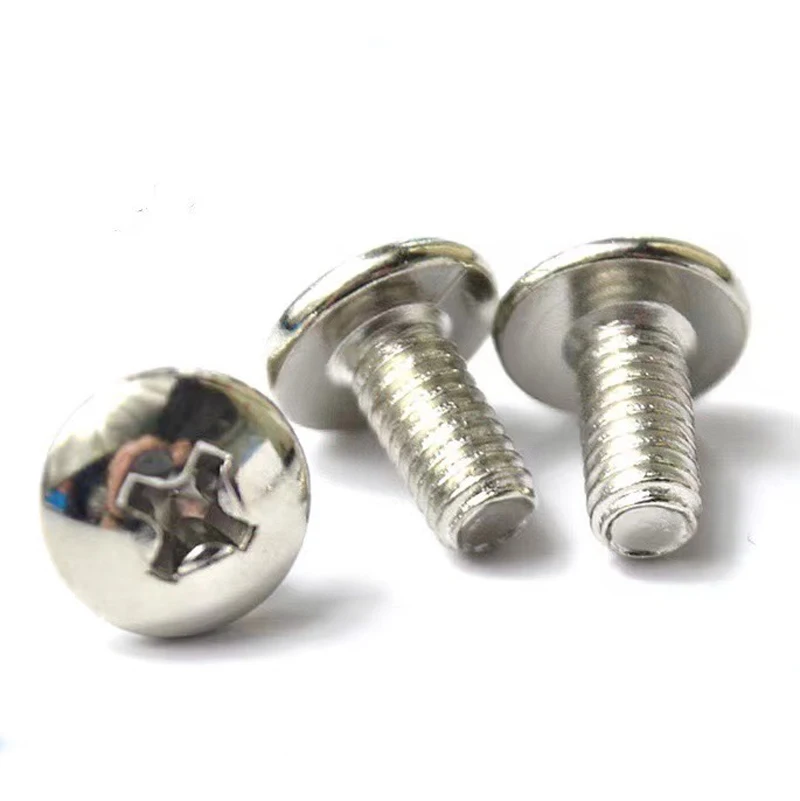 HSL Machine Screw Large Flat Pan Cross Recessed M4.2 OEM ODM Stainless Steel 304/316 1.4529 253MA 254SMO Mechanical Screw Inch