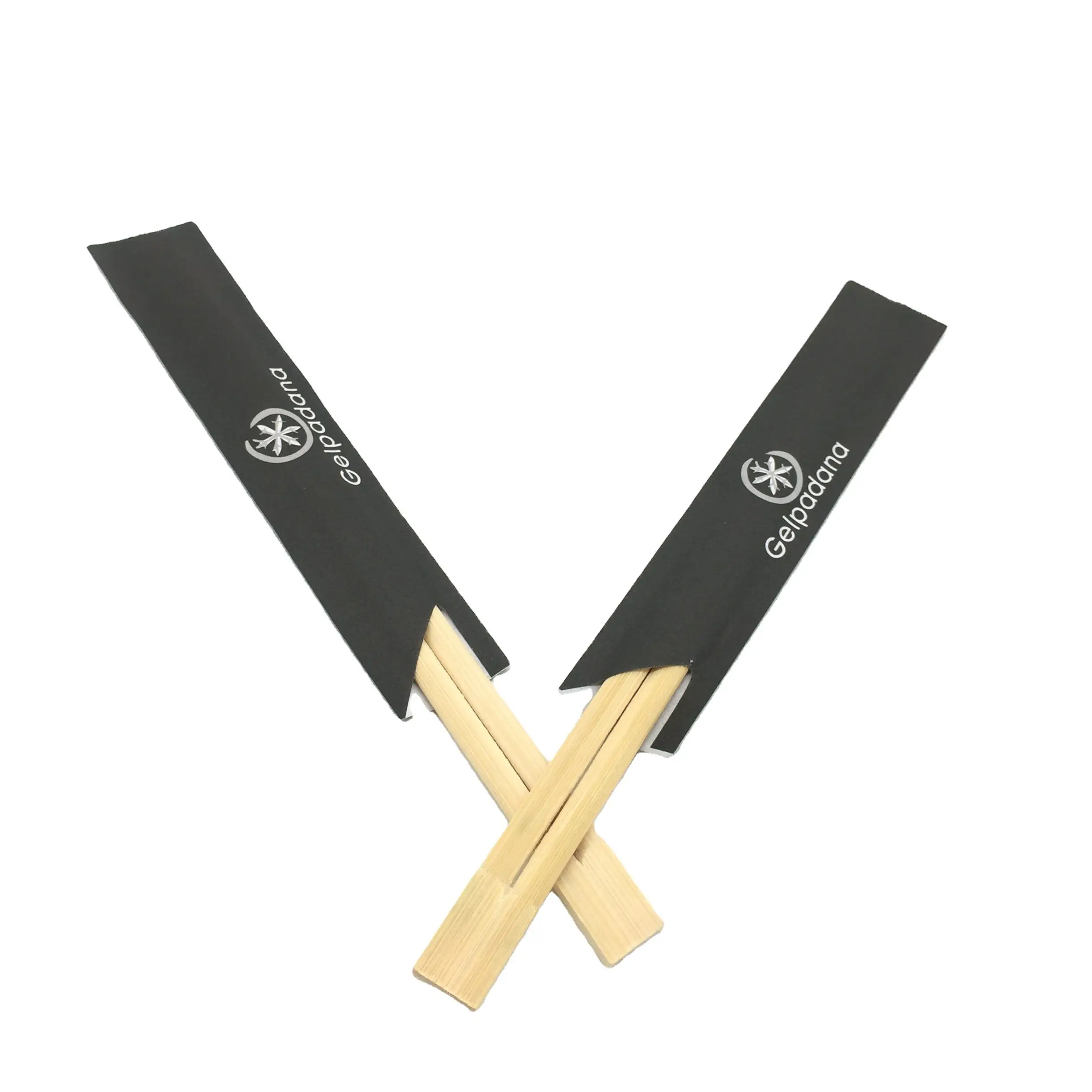 Factory Wholesale Bamboo Chopsticks Natural Eco-Friendly 21cm Disposable Paper Wrapped Twin Bamboo Chopsticks