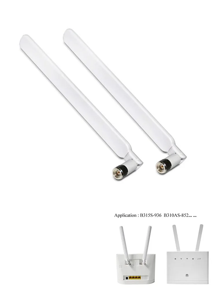 Full band external Omni-Directional 4G LTE Antenna with SMA male connector for huawei router zte repeater B593 E5186 B315 B310